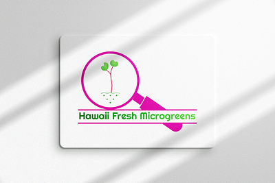 Hawaii Fresh Microgreens Custom Logo design branding custom logo graphics graphics desig graphics design illustration logo logo design vector