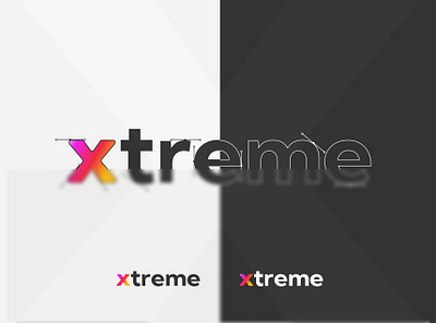 xtreme logo branding graphic design identity logo skating sports