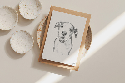 Puppy Illustration charcoal design drawing graphite illustration illustrations