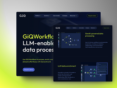 GenAi-powered data agency ai data relume startup webdevelopment webflow webflow developer