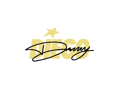 Diego Danny clothing brand custom logo fashion logo logo design modern logo modern streetwear signature star streetwear urban