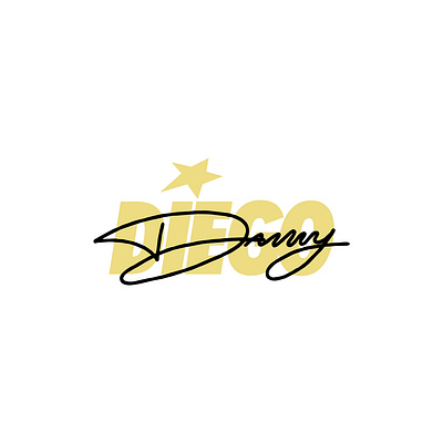 Diego Danny clothing brand custom logo fashion logo logo design modern logo modern streetwear signature star streetwear urban