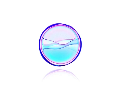 AI sphere or loader design 3d 3d render 3ds max ai ai assistant fluid identity intelligence keyshot loading loop mograph motion motion graphics negative space orb smart sphere water white space