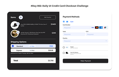 Credit Card Checkout | Web Page UI credit card checkout daily ui challenge design ecommerce gateway graphic design payment popular ui user interface viral web page web ui