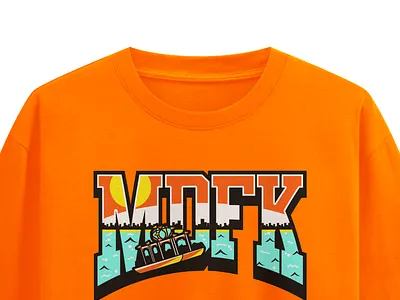 MDFK 2024 branding illustration typography