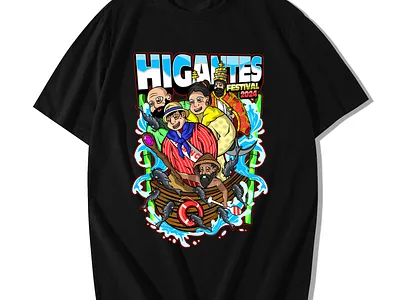 HIGANTES 2024 graphic design illustration logo poster vector