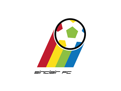 Sinclair FC 3.0 adobe illustrator concept football football club football crest football logo graphic design illustrator logo sinclair sinclair fc sinclair home computer sinclair research zx spectrum