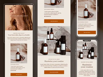 Abandoned Browse Flow Email Design || Skincare Brand abandoned browse email design email email campaign email design email flow flow email design klaviyo email klaviyo email design skincare email skincare email design