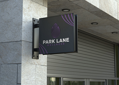 Park Lane Wellness Signage branding branding and identity design graphic design logo design signage