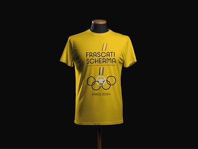 Frascati Scherma | Paris 2024 Olympics T-Shirt branding graphic design illustration lettering logo print t shirt typography