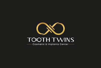 Tooth Twins Logo design For Dental care adobe illustrator adobe photoship dental care logo design design design logo graphic design high quality logo design logo logo design luxury logo design minimalist