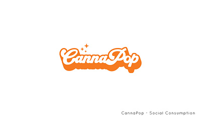 Logo: CannaPop (Social Consumption Media Group) 420 710 brand management branding branding design california cannabis cannabis club cannabis consumption cannabis lounge cannabis media colorado design graphic design illustration logo lounge marijuana media weed