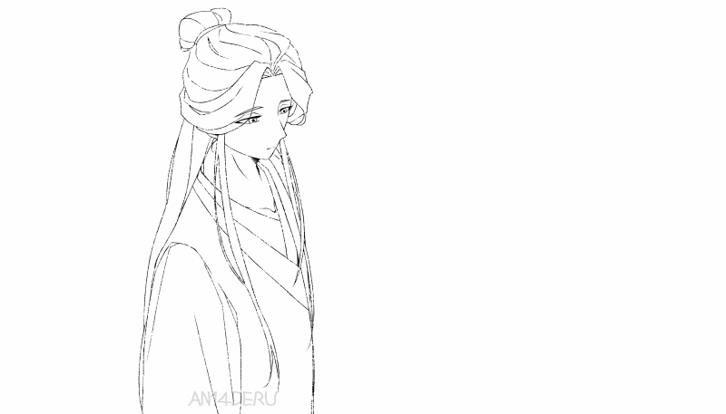 ► Heaven Official's Blessing fanmade animation TGCF 2d animated scenes animation art heaven officials blessing sketch