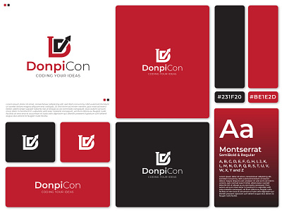 DonpiCon Logo Design consulting dc logo latter dc logo logo design