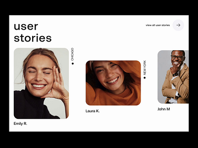 user stories slider branding cards design dribbble hover light motion graphics slider ui web web ui