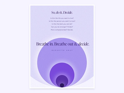 Breathe – Poster of the day #1 graphic design poster