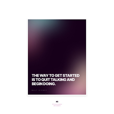 Begin – Poster of the day #6 design graphic design poster