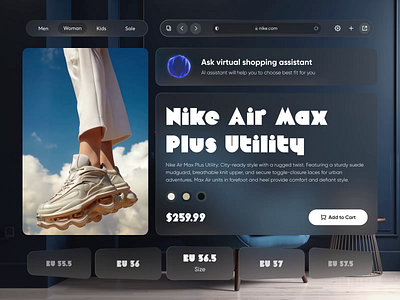 Nike: Integrated Voice AI & E-commerce Platform animation