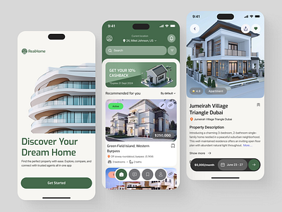 Real Estate Mobile App app design design home finder interface mobile app mobileapp product design property finder real estate real estate app ui uiux ux ux design