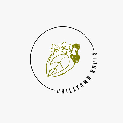 CHILLTOWN ROOTS logo branding graphic design logo