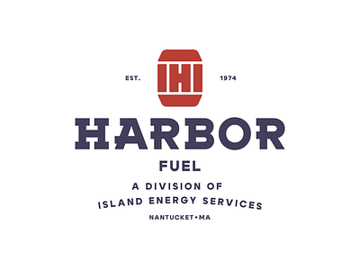 Harbor Fuel Redesign barrel logo brand identity branding design fuel logo gas station logo graphic design h logo logo logomark logotype redesign