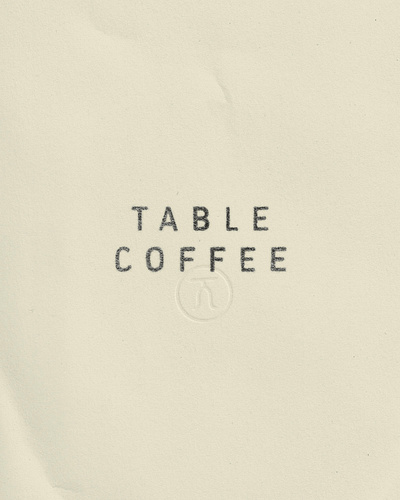 Table Coffee Brand Icon & Logotype brand icon branding cafe design graphic design hand drawn icon logo logo design logotype unto dust