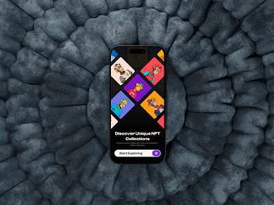 NFTxplore app crypto design figma meme memecoin mobileapp nft nft marketplace nft screen tokens ui uidesign uiserinterface uiux uiuxdesign ux web3