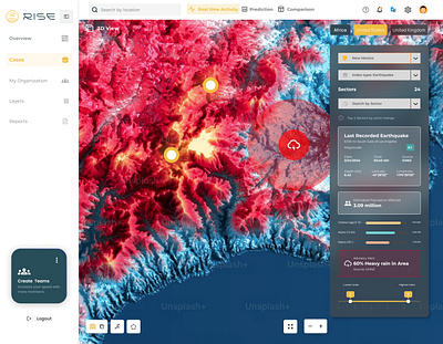 RISE Disaster mapping ui