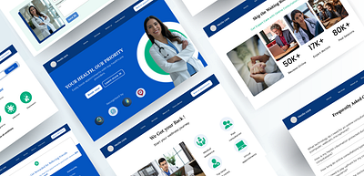 Healthcare website design design figma healthcare latest new project trending ui ux web website