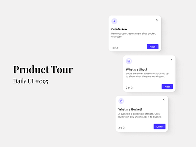 Product Tour - Daily UI #095 daily ui figma guide product product tour tour ui ui design ui element uiux uiux design