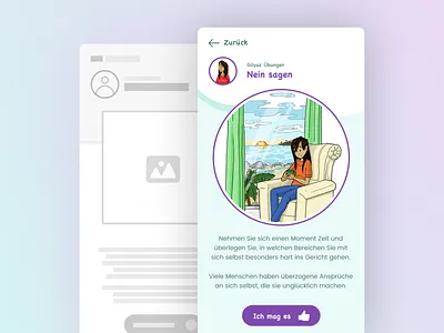 From Wireframe to Final Design 🚀 app design cogito german health app kids kids app mobile app motion graphics ui user interface design ux design