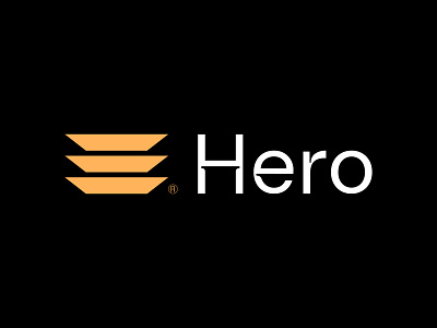 Hero™ — Logo & Visual Identity brand identity branding design gradient logo lettering logo logo design logo designer logo identity logo visual identity logomark modern logo startup logo