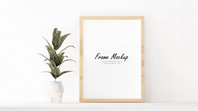 Frame Mockup Minimalist frame frame block mockup mockup frame photo frame wall art