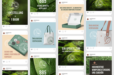 Climate Neutral. Visual identity advertising branding graphic design instagram logo marketing post social media