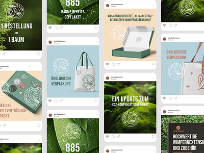 Climate Neutral. Visual identity advertising branding graphic design instagram logo marketing post social media