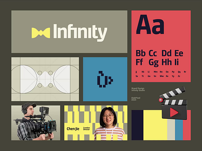 Infinity : Production House - Visual Identity animation brand brand design branding creative agency digital agency graphic design icon design iconography identity design layout design logo logo animation logo design motion graphics social media supergraphic typography visual branding visual identity