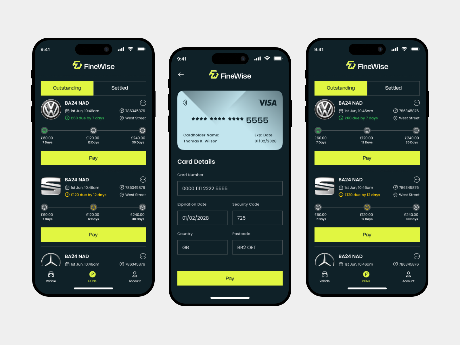 Example of Minimal Mobile App Design