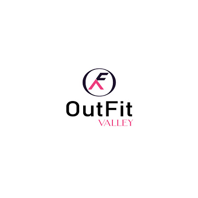 OutFit Fashion Logo branding clean eye catching graphic design logo simple