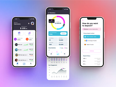 Ransak Mobile App Design | Web3 DeFi App app design blockchain crytpo defi mobile modern ui web3