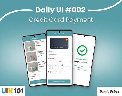 Daily UI Challenge #002 - Credit Card Payment creditcardpayment dailyui dailyuichallenge ui ui002 uichallenge