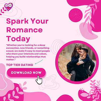 Download dating app (Top Tier Dating) graphic design ui