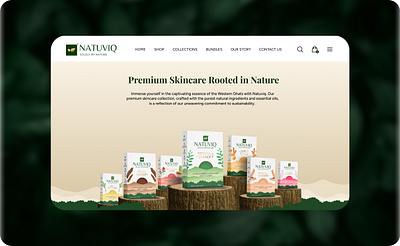 Natuviq - Web Design branding design graphic design illustration ui web