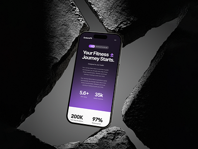 Endrofit - Website for the Fiteness Journey for Mobile View 3d branding dashboard graphic design logo mobile view ui ui design ux web ui