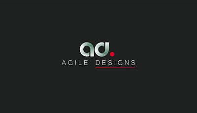 AGILE : A Digital Solution Company Logo - UI UX Designer app design branding design graphic design logo ui ui ux web design web ui