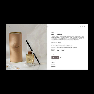 Cosmetics Online Store E-commerce cosmetics design e commerce landing page online store ui web design