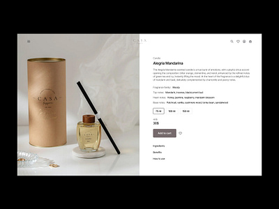 Cosmetics Online Store E-commerce cosmetics design e commerce landing page online store ui web design