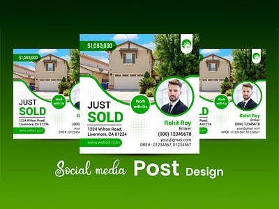 Real Estate Business Post - Instagram - Facebook ad, Post design ad design banner design cover design facebook post flyers graphic design instagram post linkedin post post design post design ideas poster real estate design social media post