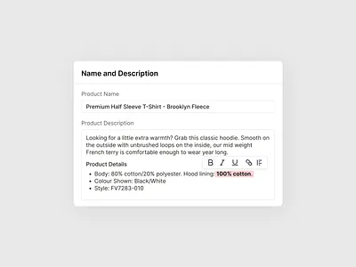 Name and Description - E-commerce Admin Dashboard add product app app design business dashboard description ecommerce minimal minimal ui name product ui user exprince ux web