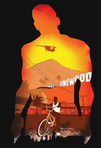 vinewood, Tshirt design design digital painting graphic design illustration photoshop print design separation color