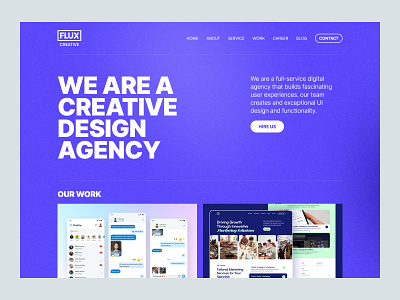 Design Agency Website Design design design agency website designerzafor figma design figma ui landing page portfolio ui ui design user interface website design website header